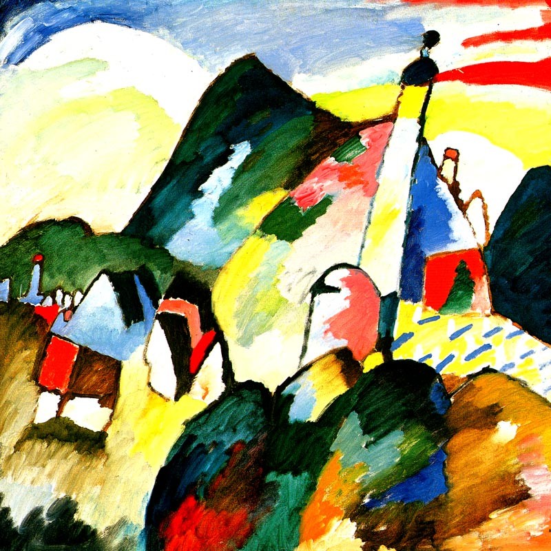 ハンカチ カンデンスキー 全16種 マイクロファイバー製 : orieoriginal