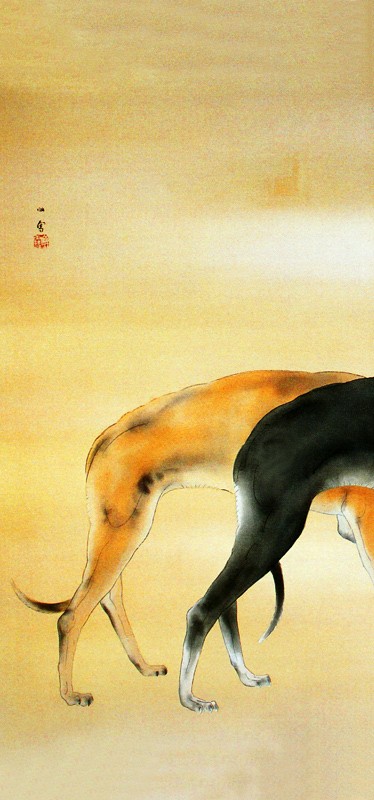 5.唐犬図1(左)