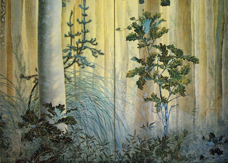 下村観山、【春秋】、希少画集・額装画、新品・日本製額縁付、状態良好 下村観山、【春秋】、希少画集・額装画、新品・日本製額縁付、状態良好