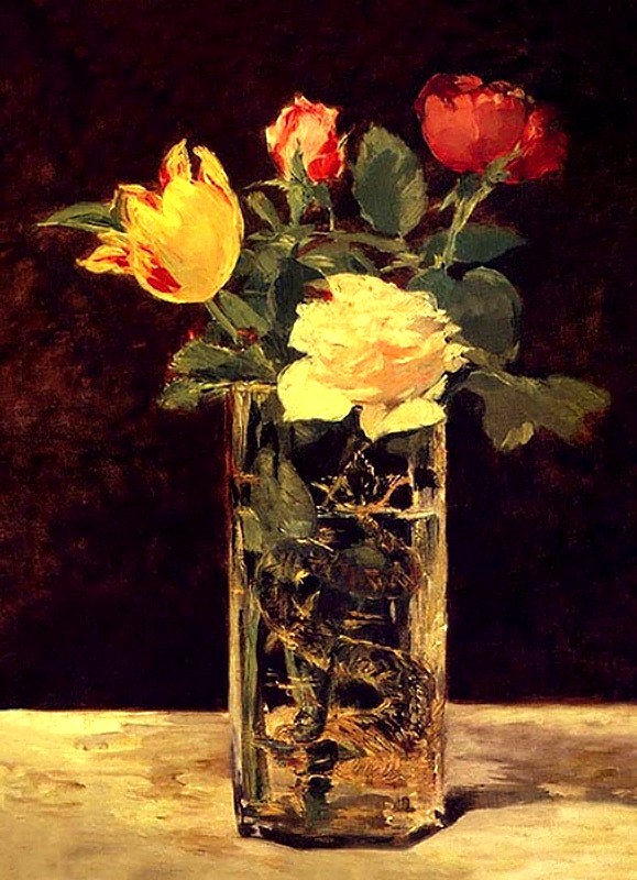 13.薔薇とチューリップ