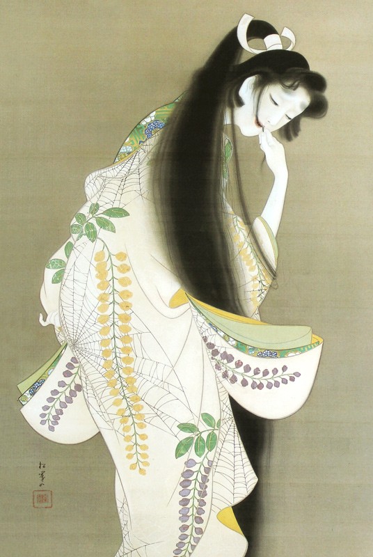 複製画60cm×90cm(額無し) 上村松園(No.1~20) 不織布和紙風 : syen0000gs6090fw-1 : orieoriginal  - 通販 - Yahoo!ショッピング