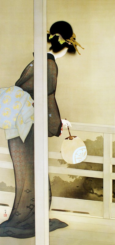 タペストリー30cm×65cm 上村松園(No.21~32) 不織布和紙風