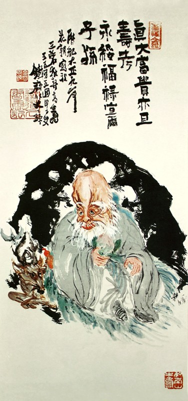 3.福禄寿図
