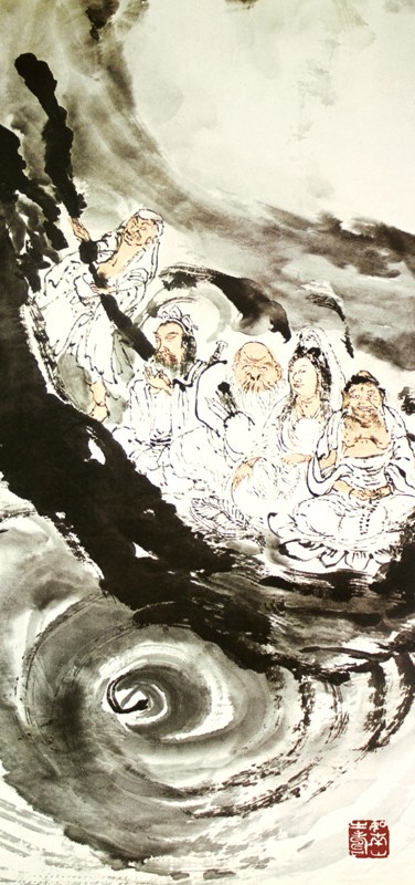 4.教祖渡海図