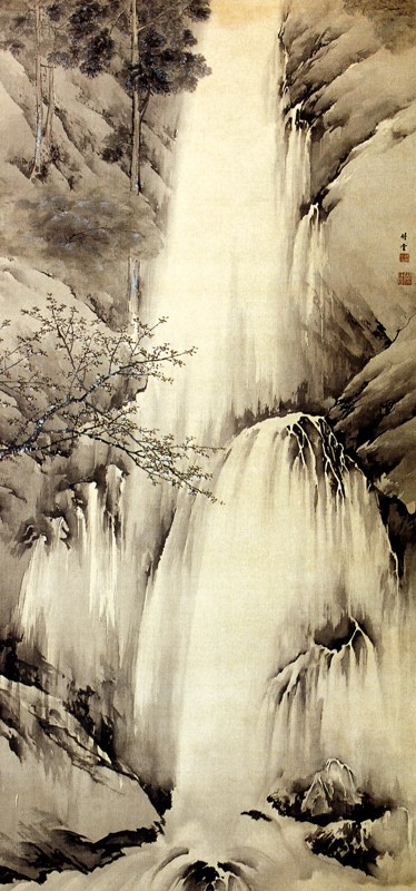 1.春秋瀑布図