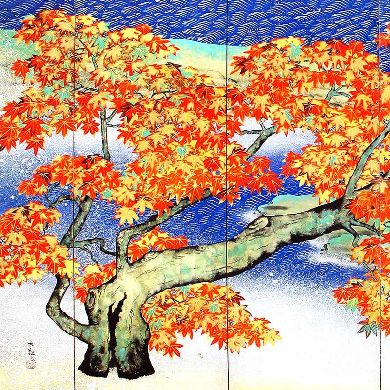 ハンカチ 横山大観(No.1~20) マイクロファイバー製 : orieoriginal