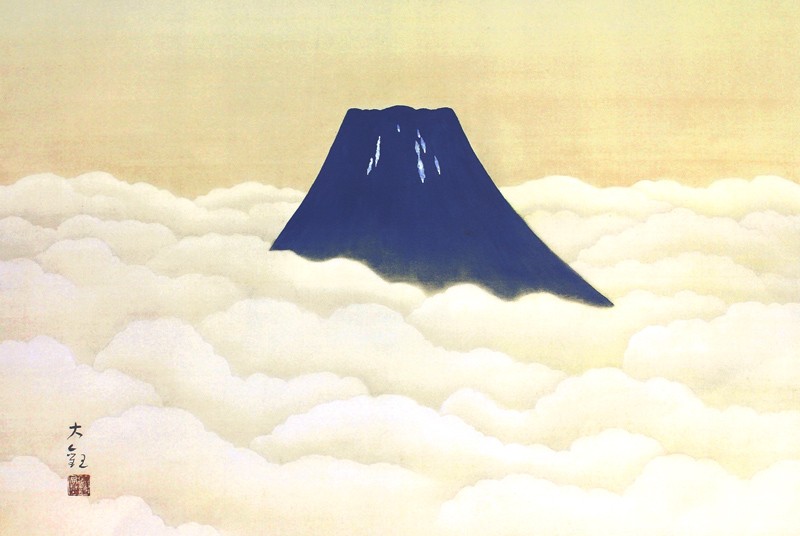 【O9-53-6】屏風 西陣極細織姫屏風 大観夜桜 京都 証明書付き Amazon.co.jp: 横山大観『夜桜』(左隻) 彩美版・シルク