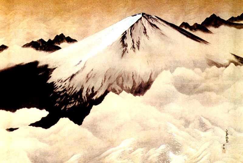 【O9-53-6】屏風 西陣極細織姫屏風 大観夜桜 京都 証明書付き Amazon.co.jp: 横山大観『夜桜』(左隻) 彩美版・シルク