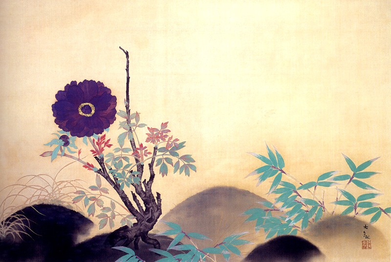 タペストリー60cm×90cm 横山大観(No.61~80) 不織布和紙風