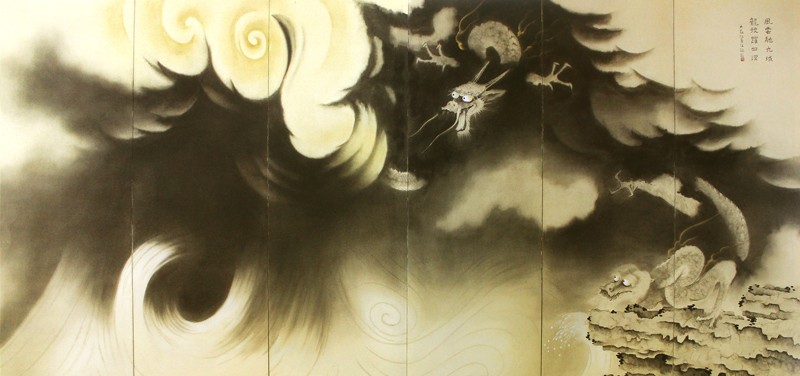 7.龍蛟躍四溟(右隻)