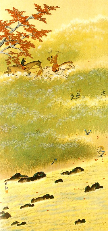 37.春の水・秋の色(秋の色)