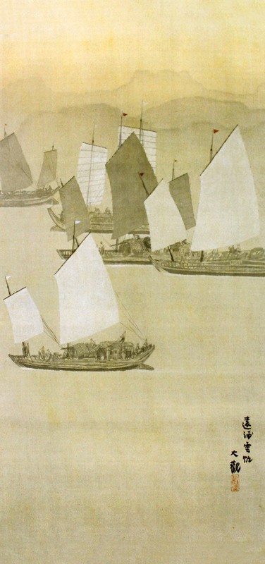 55.瀟湘八景・遠浦雲帆