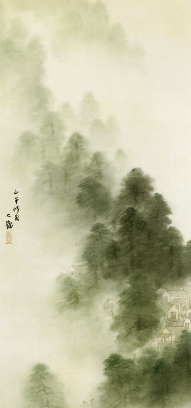 58.瀟湘八景・山市晴嵐
