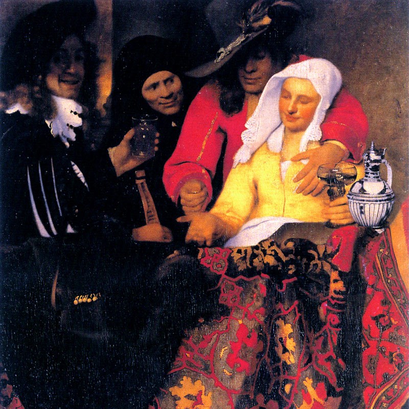 ハンカチ フェルメール(No.1~20) マイクロファイバー製 : orieoriginal