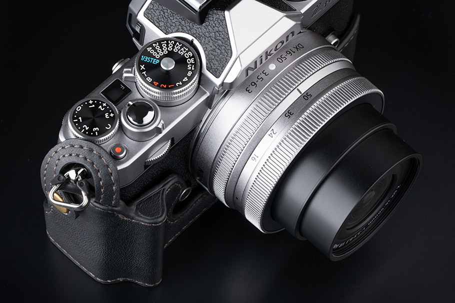 大切な Kaza ハーフレザーケース Fc専用 Z Nikon カメラケース カラー ピュアブラック Control Costes Com