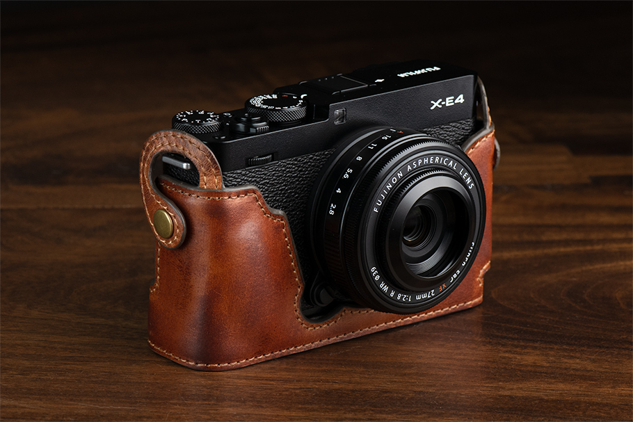 KAZA FUJIFILM X-E4専用ハーフレザーケース