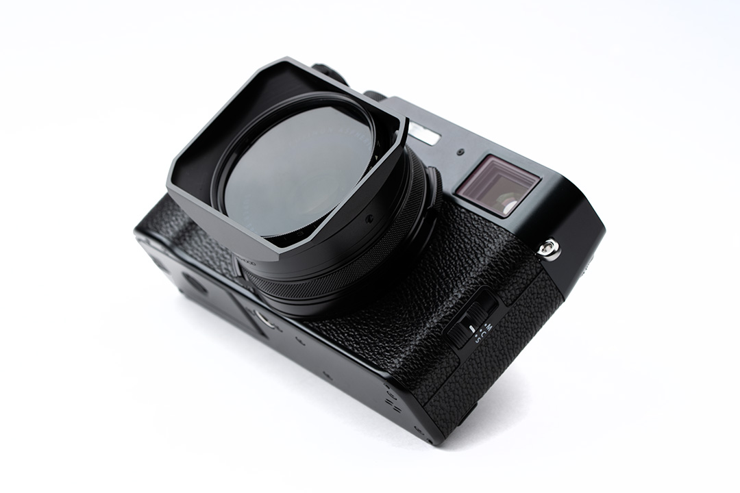 スクエアフード FUJIFILM X100シリーズ専用 角型フード Model V Wide