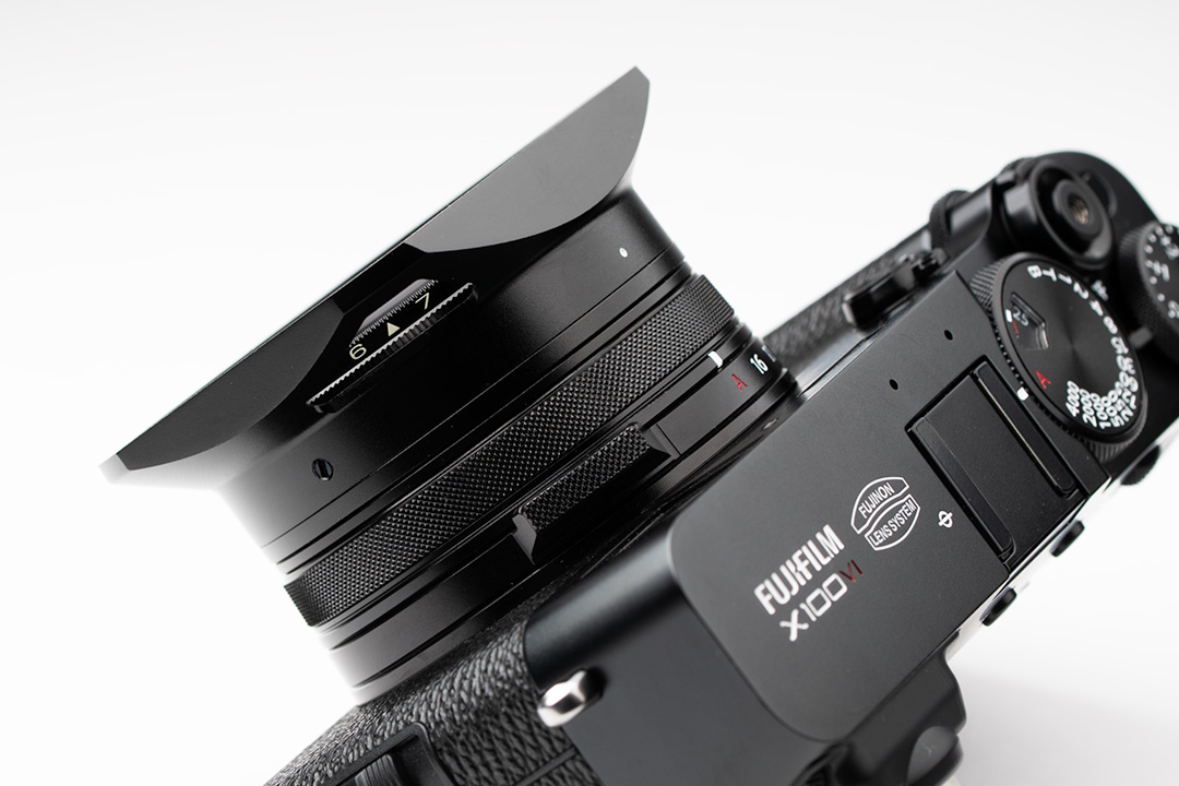 スクエアフード FUJIFILM X100シリーズ専用 角型フード Model V Wide
