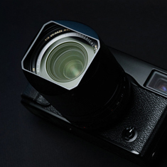 スクエアフード黒　MODEL V 　【XF23mmf2・XF35mmf2対応】 スクエアフード MODEL V | XF23mmF2／XF35mmF2専用アルミフード