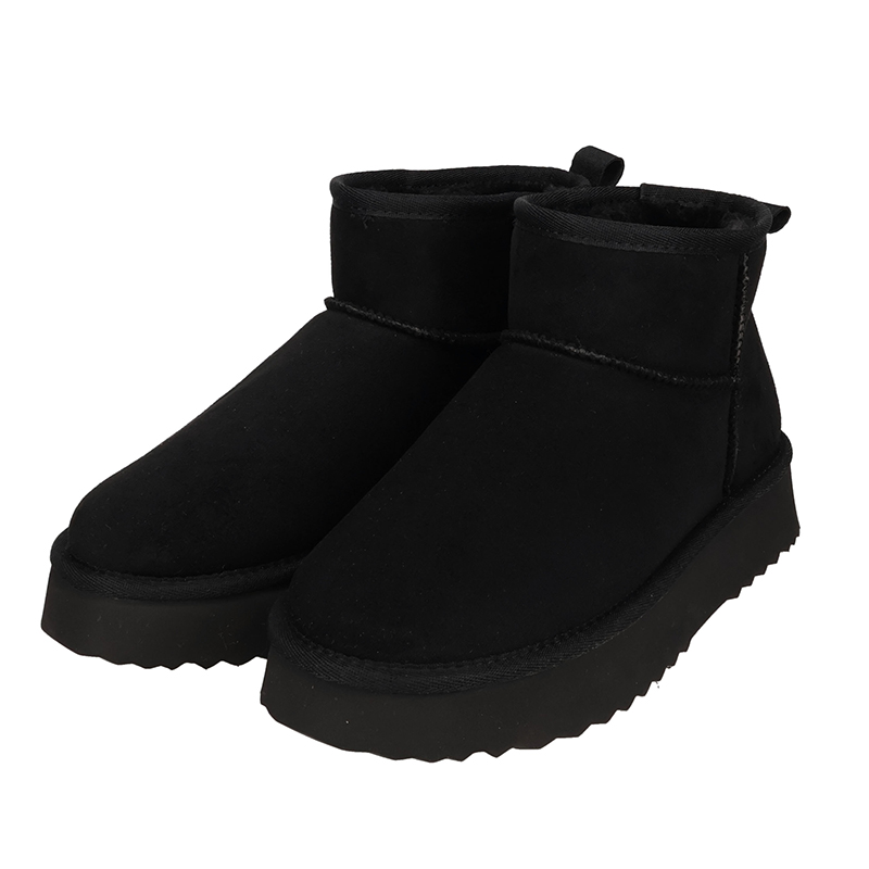 ブラック 厚底 ムートンブーツ アグ UGG ブーツ クラッシックミニプラットホーム ムートンブーツ 厚底