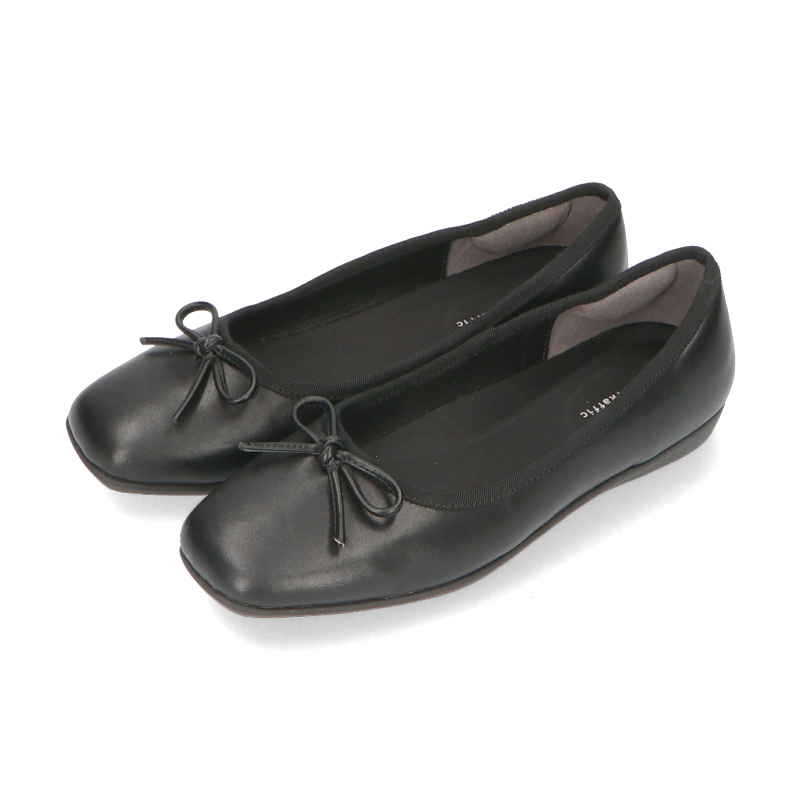オブリークトウ フラットバレエシューズ 37サイズ ブラック オブリークバレエ フラット10↑