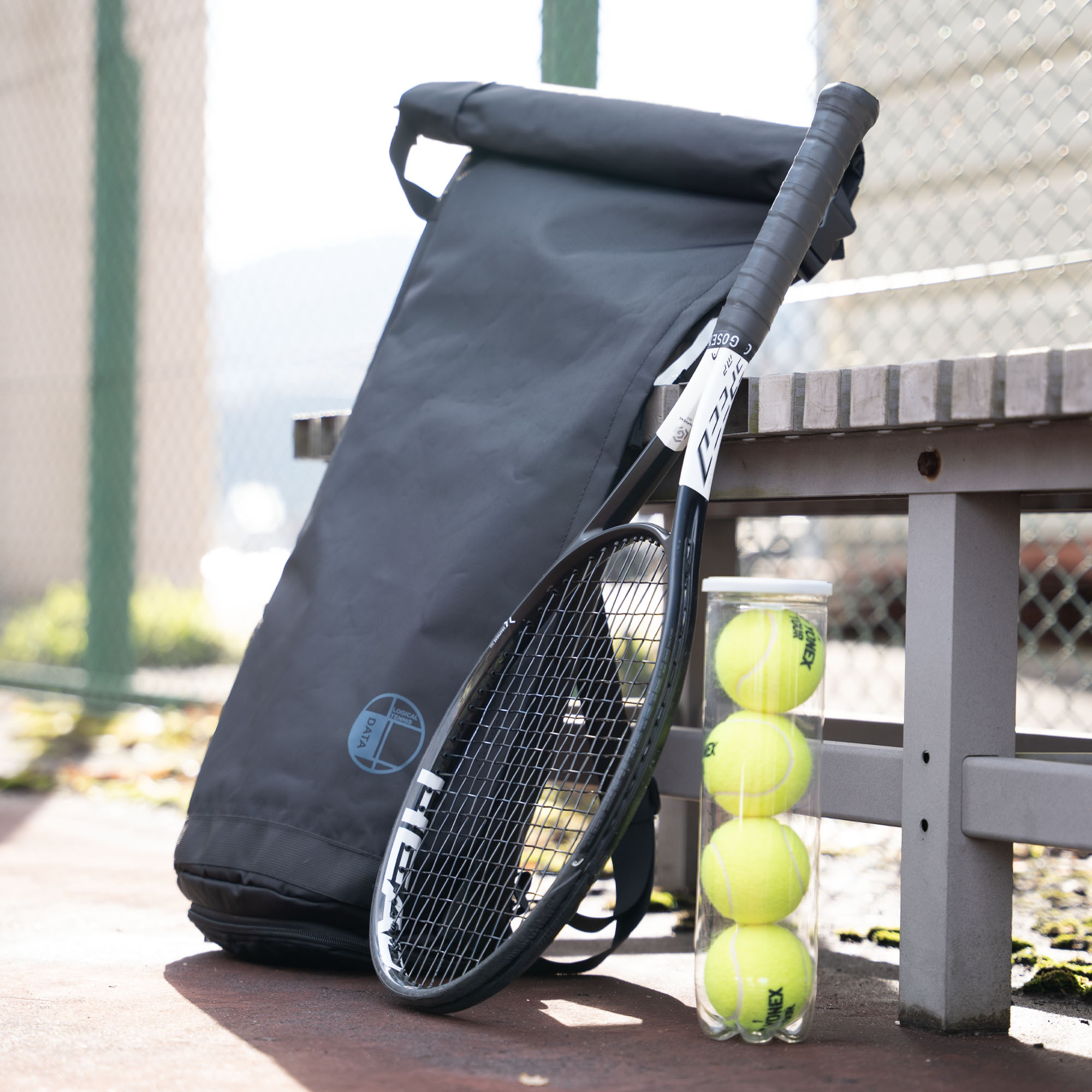 ラケットバッグロールトップ説明