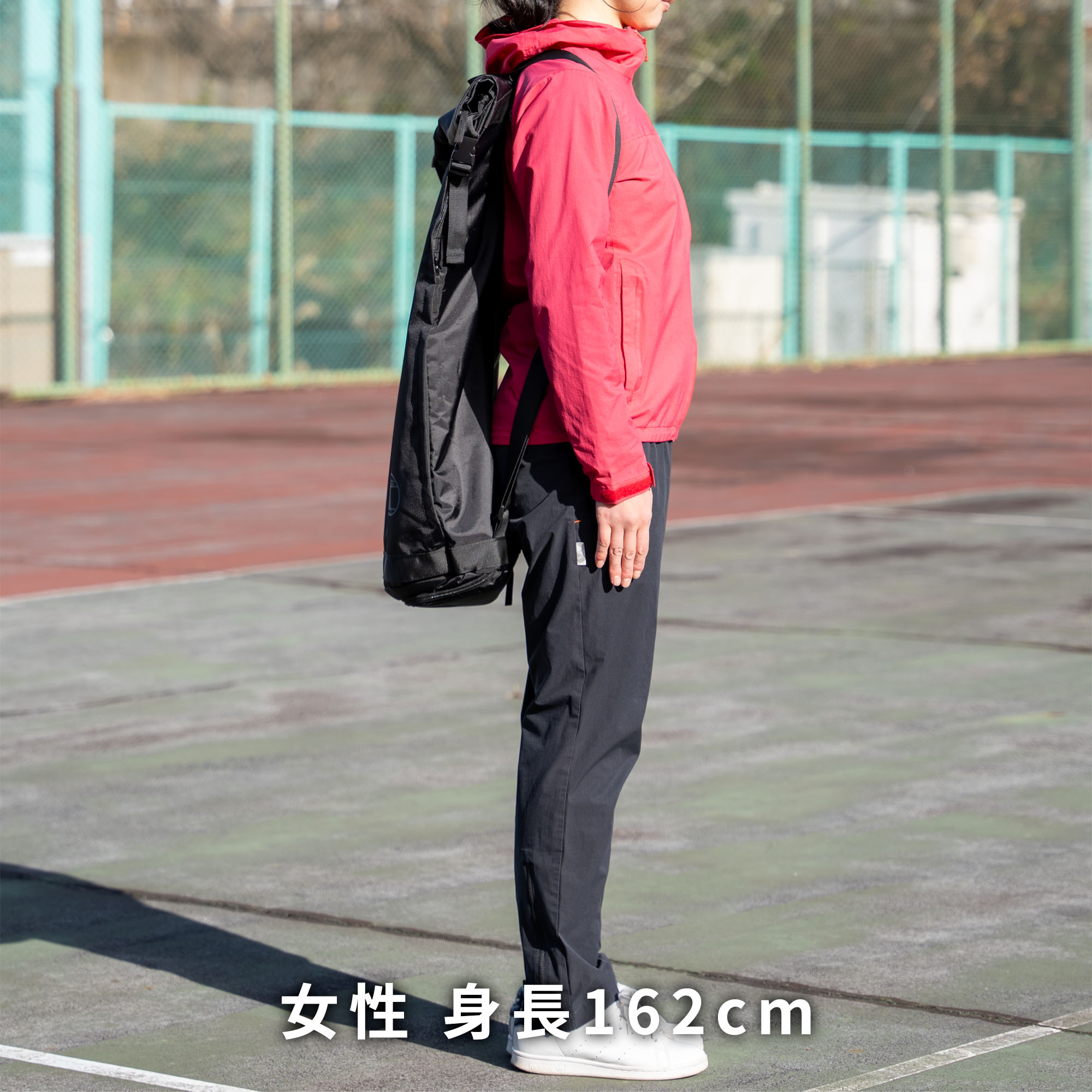 ラケットバッグロールトップ説明