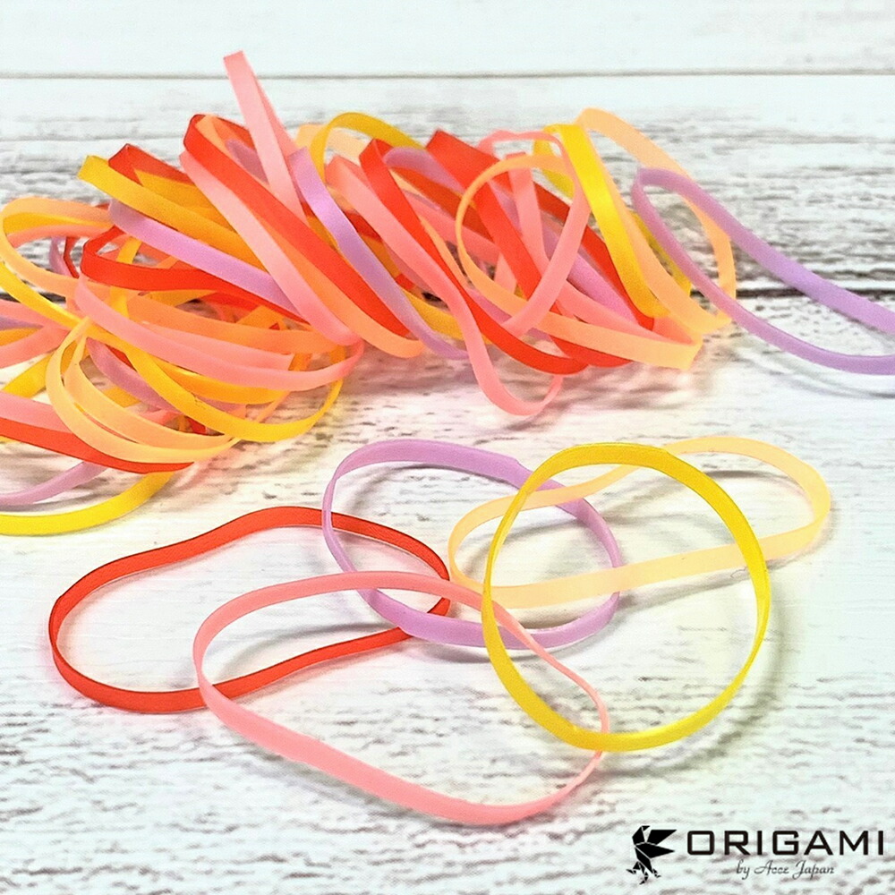 ヘアゴム からまないゴム 200本 カラー 5色ミックス ビビット 日本製