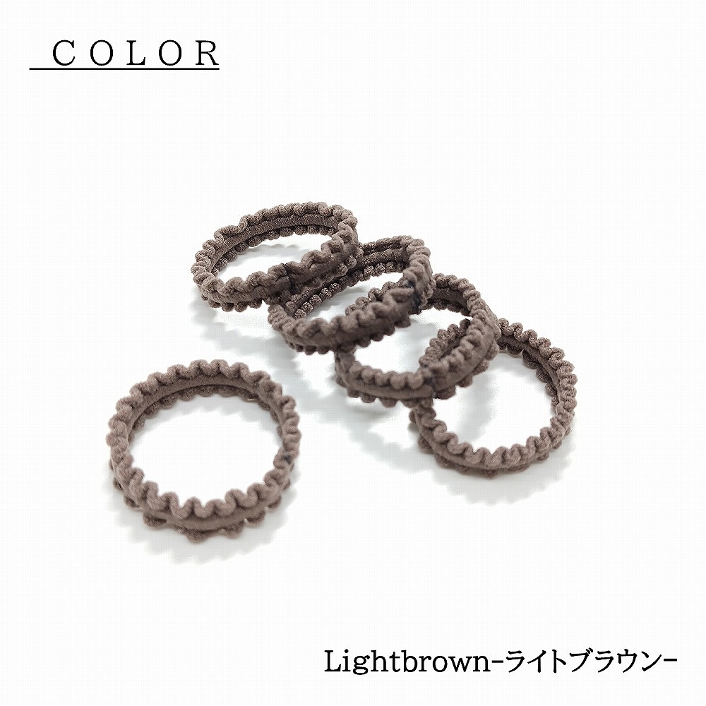 ヘアゴム リングゴム じゃばら風 ミニサイズ 30本セット 10色