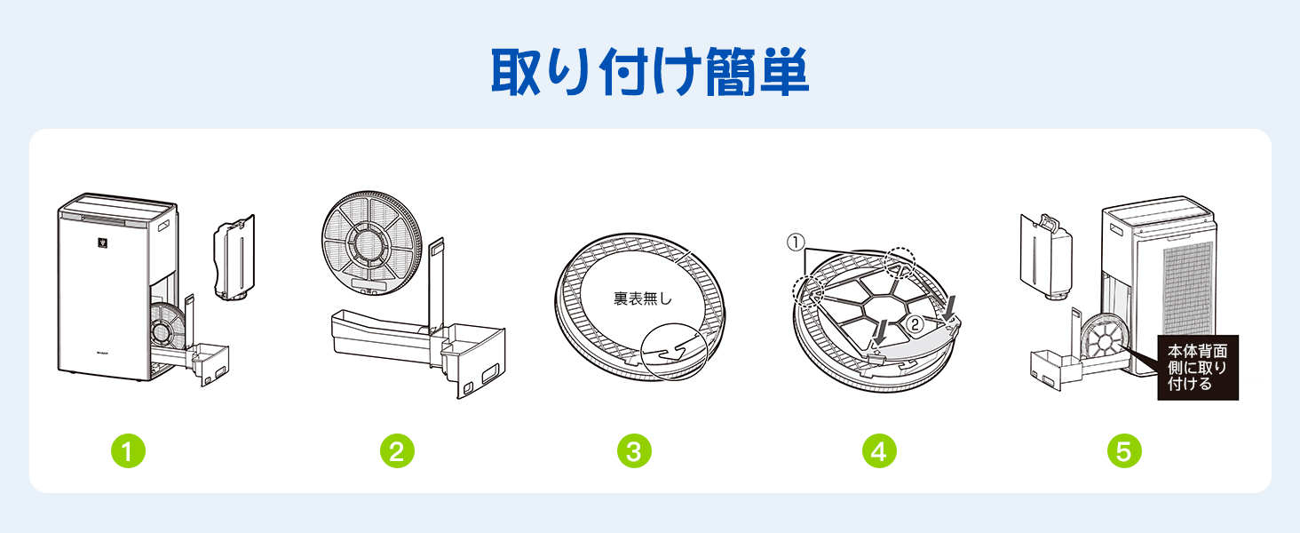 空気清浄機交換用フィルター