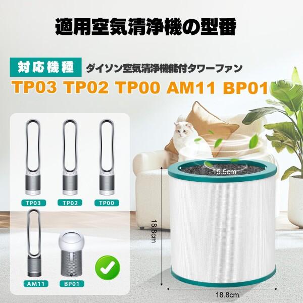 Dyson 空気清浄機能付ファン ダイソン 交換用フィルター dyson