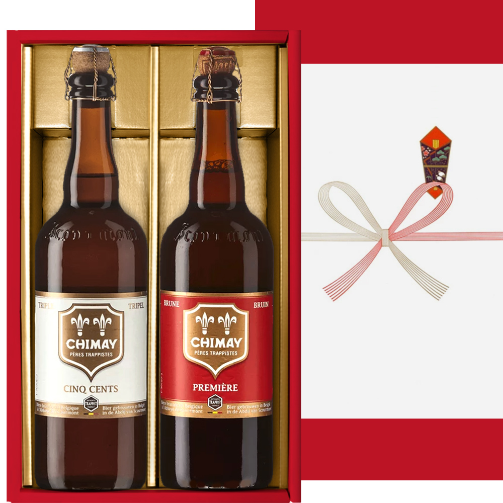 父の日 ビール セット ギフト 紅白 ベルギービール 飲み比べ 2本 セット シメイ 大瓶｜origin-gourmet