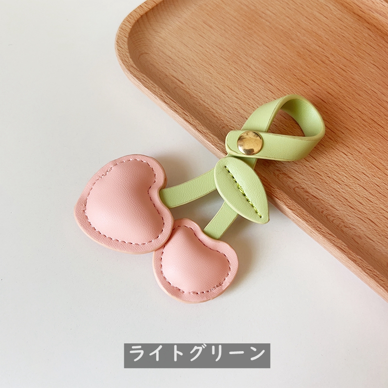 バッグチャーム ダックスフントチャーム さくらんぼ レザー 皮 バッグ に  アクセサリー チャームロデオ バッグチャーム  おしゃれ かわいい バックチャーム |  | 03