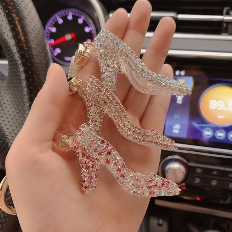 靴のアクセサリー キーホルダー チャーム シューズ 靴 ハイヒール バッグチャーム シューズ キーホルダー かわいい
