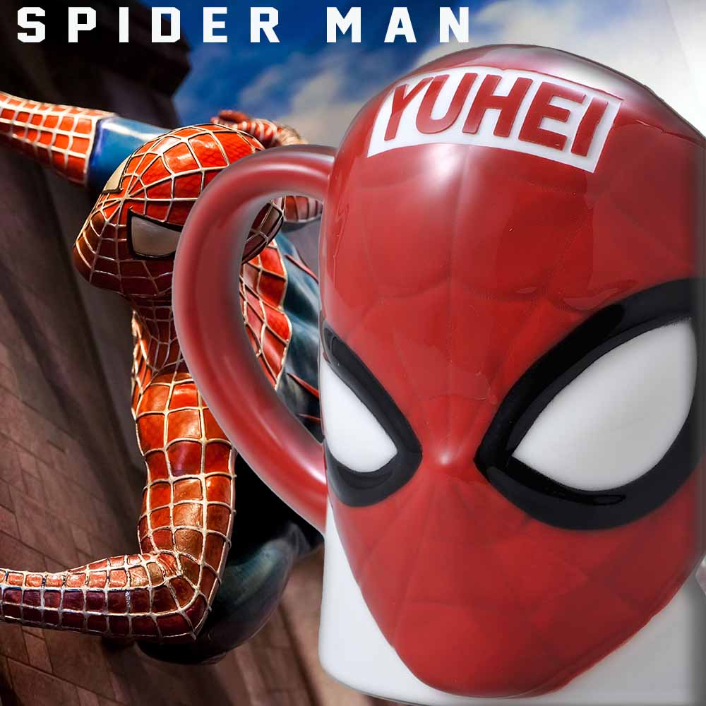 名入れ ギフト SXX マグカップ MARVEL マーベル フェイスマグカップ