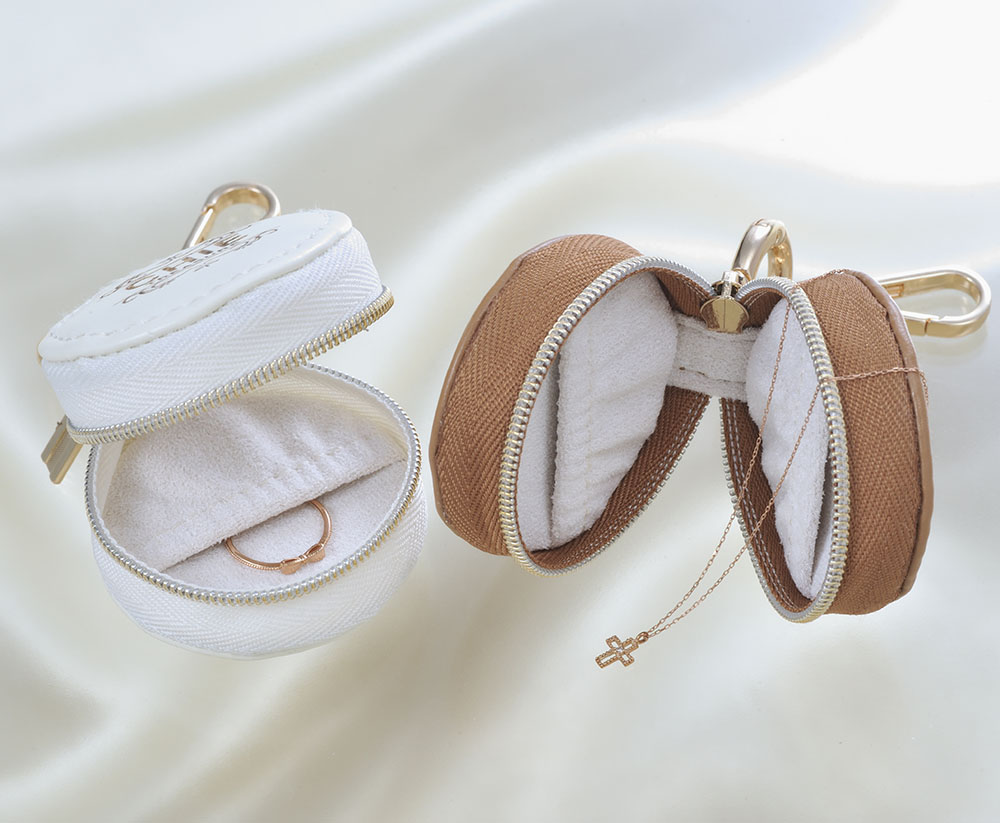 名入れ ギフト LXX ジュエリーボックス ジッパー式 ミニジュエリーキー