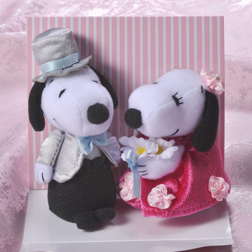 SNOOPY（スヌーピー） 名入れ ウエディングギフト SXX ぬいぐるみ ミニ