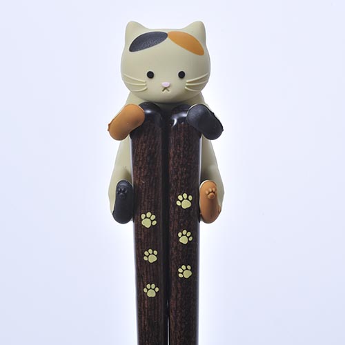 名入れ ギフト LXX 箸セット 猫の箸 & だっこ猫 箸置き 専用BOX入り |  | 06