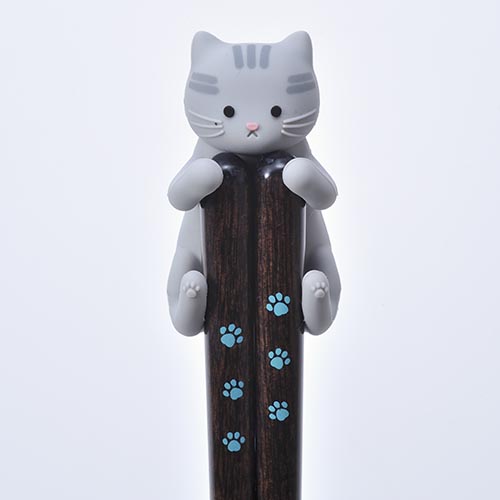 名入れ ギフト LXX 箸セット 猫の箸 & だっこ猫 箸置き 専用BOX入り |  | 01