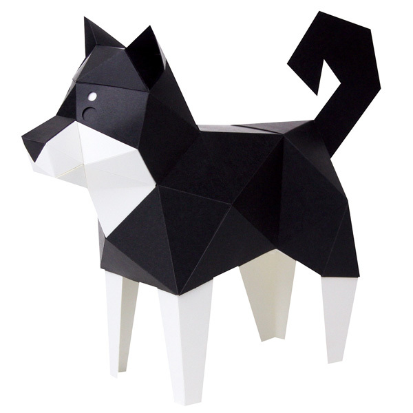 カクカク しばいぬ 柴犬 ペーパークラフト 組み立てキット インテリア 工作 子供 作成キット Kakukak Tiny Kakukaku Tiny Shibainu オリジ 通販 Yahoo ショッピング