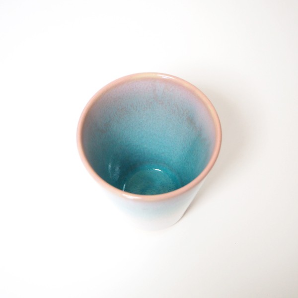 萩焼 陶器 ミント ペアカップ ビールグラス タンブラー ペアセット 木