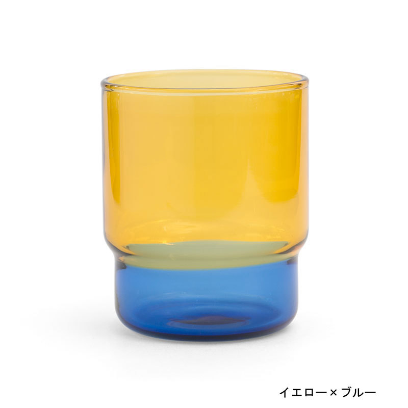 グラス 昭和レトロ コップ 耐熱グラス おしゃれ かわいい 人気 300ml 喫茶店 北欧 テイスト アマブロ ツートン スタッキング カップ  amabro :two-tone-stacking-cup:オリジ - 通販 - Yahoo!ショッピング