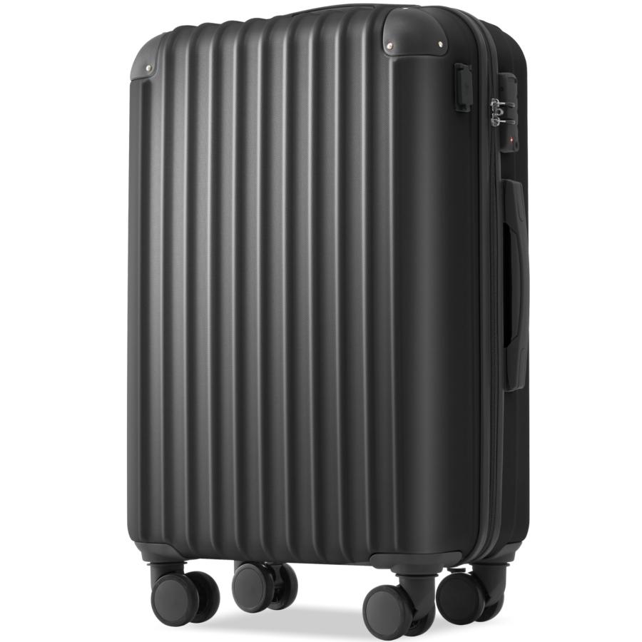 スーツケース Mサイズ USB充電ポート付き ストッパー付き フック付き 超軽量 TSAロック搭載 ...