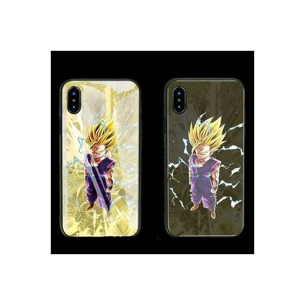 Forドラゴンボール 発光ケース スマホケース iPhoneケース iphone13 ケース LEDが光るケース 孫悟空 ベジータ かめはめ波 身勝手の極意 発光電話 強化ガラス｜orikasasutore｜04