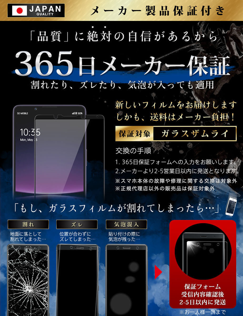 Xperia 1 IV ガラスフィルム 全面保護フィルム SO-51C SOG06 SO51C