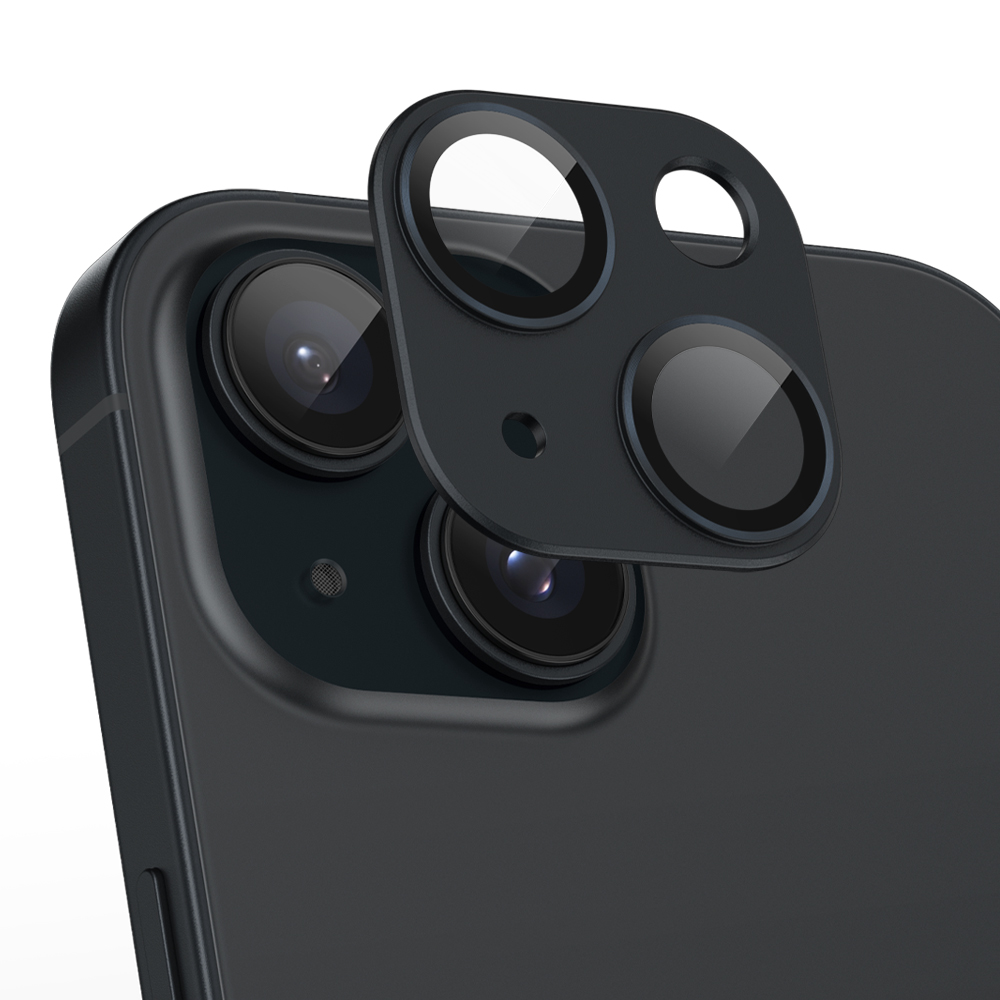 iPhone15 15Plus カメラカバー カメラ保護 フィルム ガラス 全面保護 レンズ 10H ガラスザムライ アイフォン iPhone 15 プラス 保護フィルム OVER`s オーバーズ
