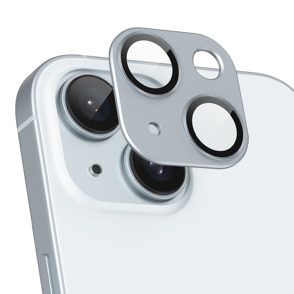 iPhone15 15Plus カメラカバー カメラ保護 フィルム ガラス 全面保護 レンズ 10H ガラスザムライ アイフォン iPhone 15 プラス 保護フィルム OVER`s オーバーズ