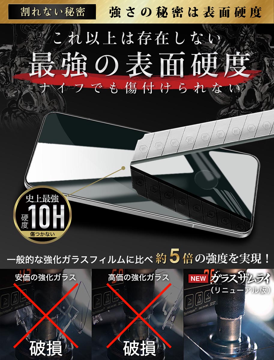 ガラスザムライ Xiaomi 15 Ultra ガラスフィルム 全面保護フィルム 10H