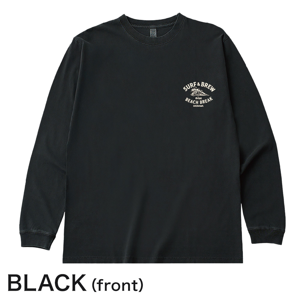 オリオンビール ロングスリーブTシャツ SURF&BREW GRAY BLACK グッズ