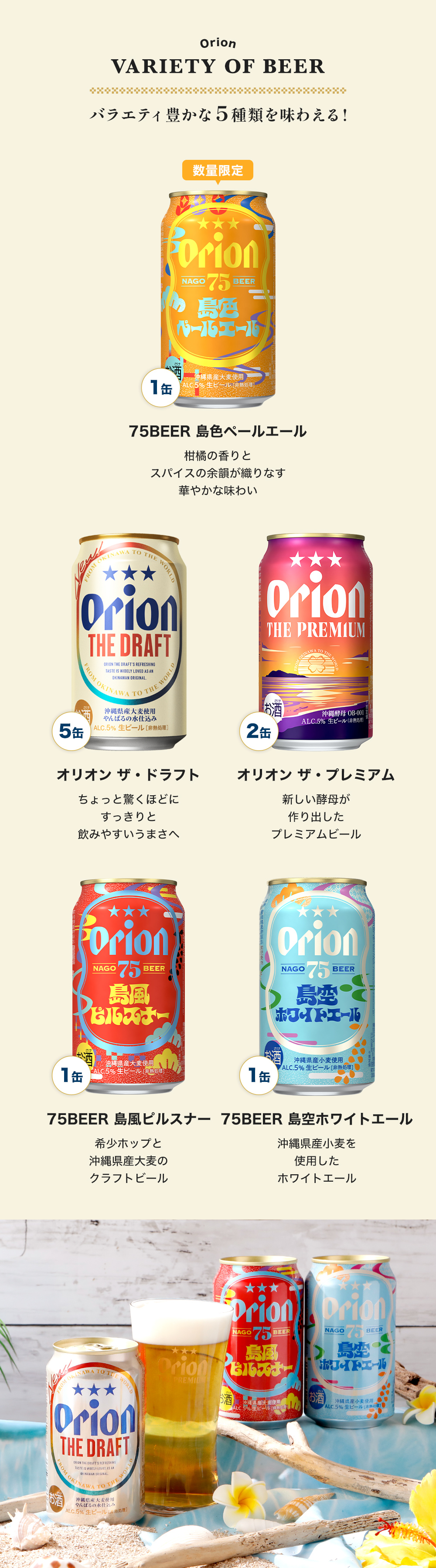 新品 未開封　ミュージカン  オリオンビール 数量限定】ビール新商品『75BEER ALT（ナゴビール アルト